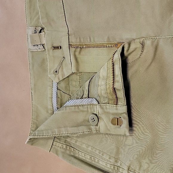 J. Crew Size 00 Olive Sand Green 7-Inch Broken-in Flex Chino Shorts - Picture 7 of 9